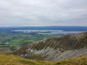 Time for a breather before the final ascent of Nephin